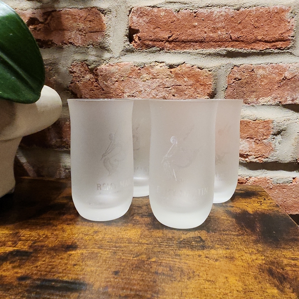 Remy Martin Frosted Glasses